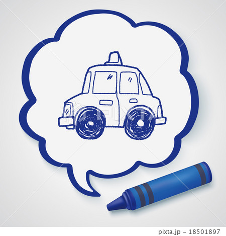 taxi doodle 18501897