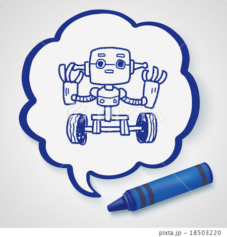 robot doodle 18503220
