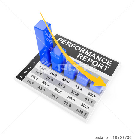 Falling performance chart Falling performance chart 18503700