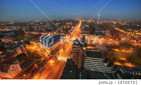 Aerial picture of Klaipeda, Lithuania 18506781