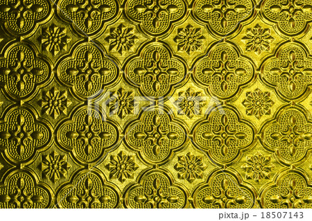 Colorful of window glass pattern background. 18507143