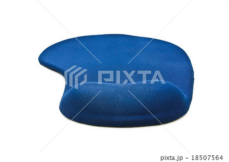 An ergonomic mouse pad isolated An ergonomic mouse pad isolated 18507564