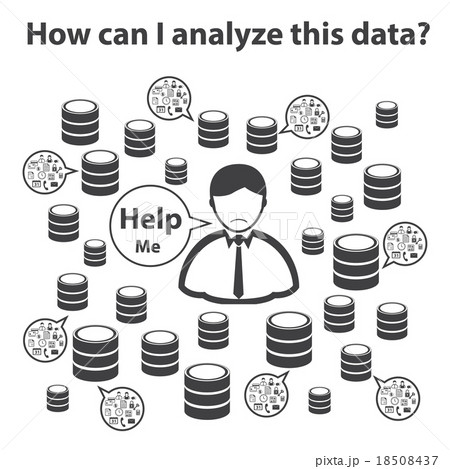 Big Data icons set, Data mining concept Big Data icons set, Data mining concept 18508437