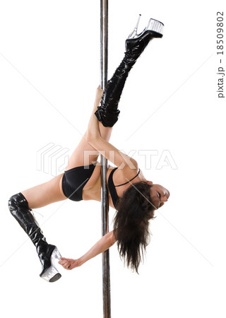 Young sexy pole dance woman Young sexy pole dance woman 18509802