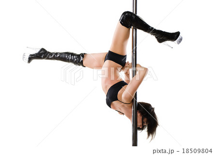 Young sexy pole dance woman Young sexy pole dance woman 18509804
