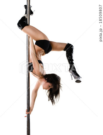 Young sexy pole dance woman Young sexy pole dance woman 18509807