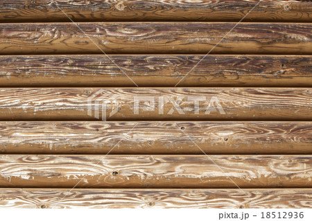 ログハウスの壁 ログハウスの壁 18512936