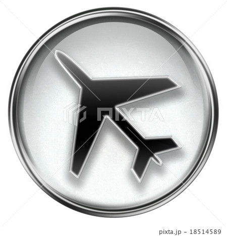 Information icon grey, isolated on white  18514589