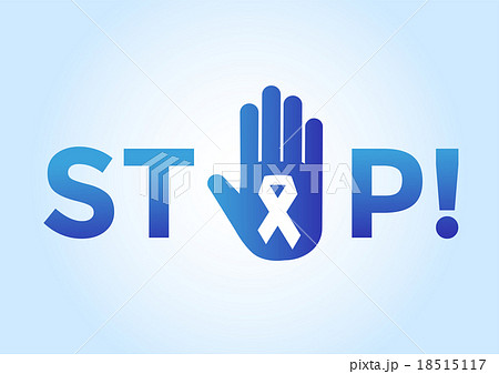 Stop cancer medical poster concept 18515117