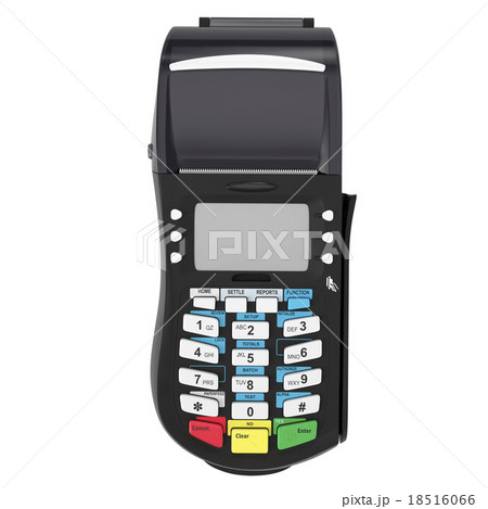 Bank terminal 3d render Bank terminal 3d render 18516066