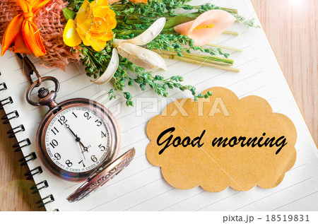 Blank brown tag and pocket watch. Blank brown tag and pocket watch. 18519831