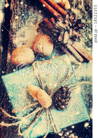 Christmas Holiday Box with Cord and Natural Gifts Christmas Holiday Box with Cord and Natural Gifts 18522355