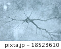 湖面の凍結模様 18523610