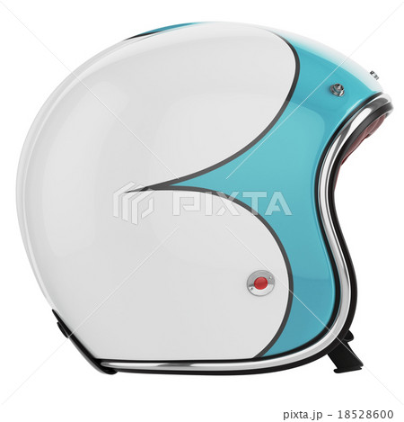 Motorcycle helmet turquoise left Motorcycle helmet turquoise left 18528600