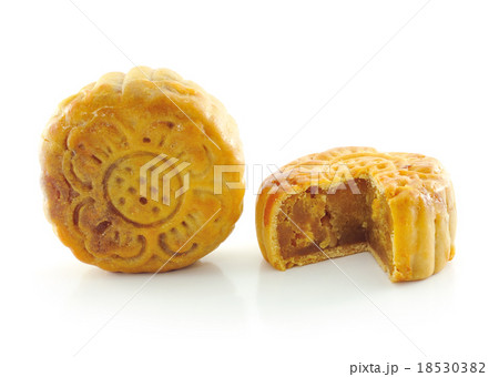 mooncakes on white background mooncakes on white background 18530382