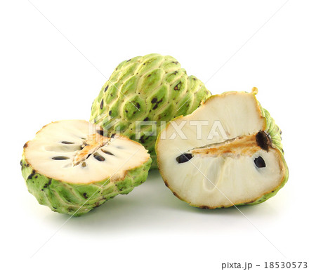 Sugar Apple on white background Sugar Apple on white background 18530573