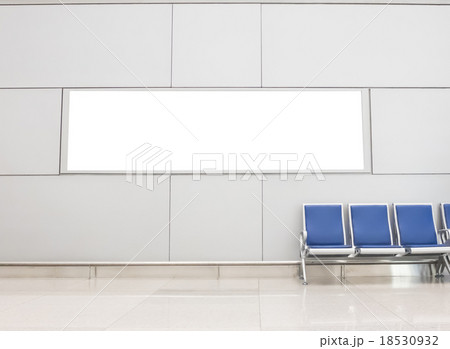 Advertising banner billboard in the airport  18530932