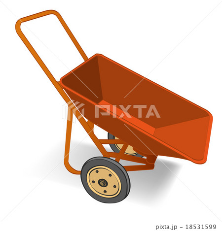 wheelbarrow vector 18531599