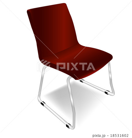 red metal chair vector 18531602