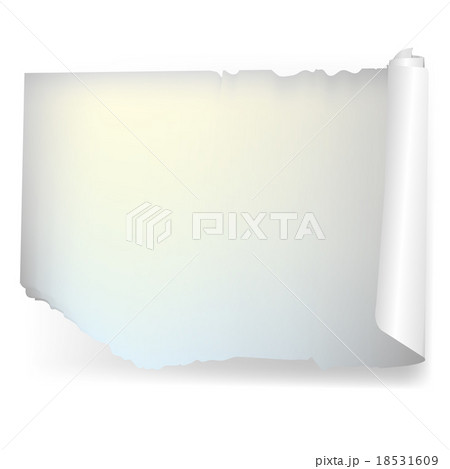 torn white paper vector 18531609
