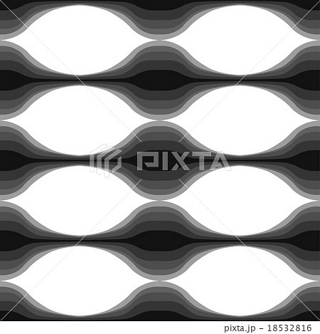 seamless wave line abstract vintage style backgrou 18532816