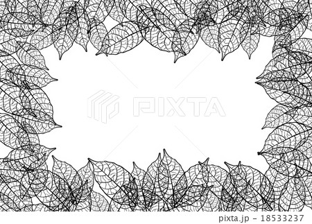 leaves frame brown background leaves frame brown background 18533237