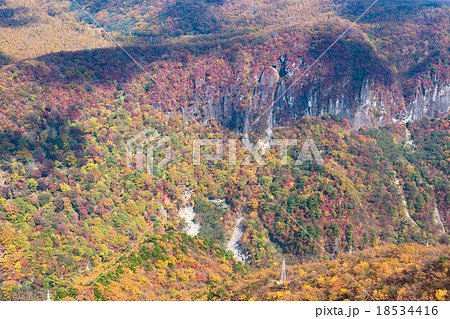 【紅葉最盛期】栃木県日光市・明智平ロープウェイからの眺め 【紅葉最盛期】栃木県日光市・明智平ロープウェイからの眺め 18534416