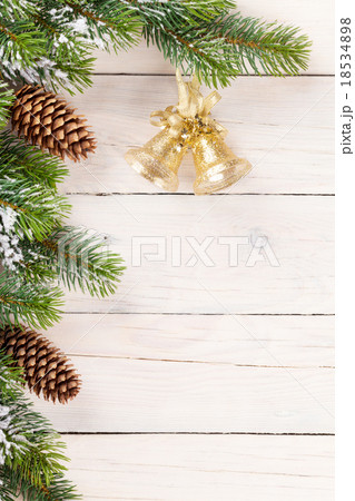Christmas background with pine tree 18534898