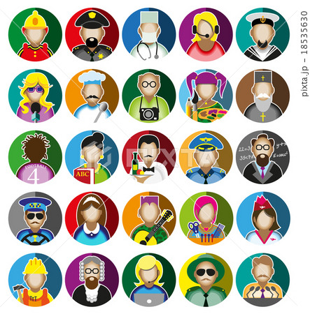 Profession Icons Set 18535630