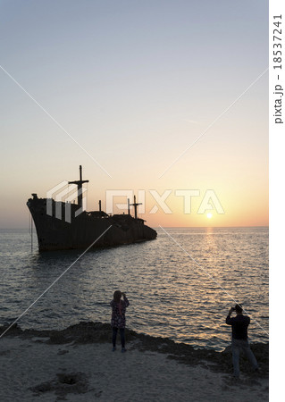 Taking Photos By Cell phones From Greek Ship 18537241
