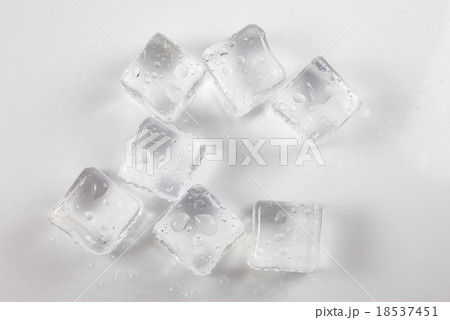 ice cubes on white background.. 18537451