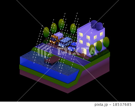 isometric city buildings, landscape 18537685