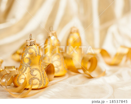 Christmas balls and toys background 18537845