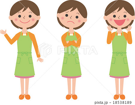 主婦2エプロン 18538189