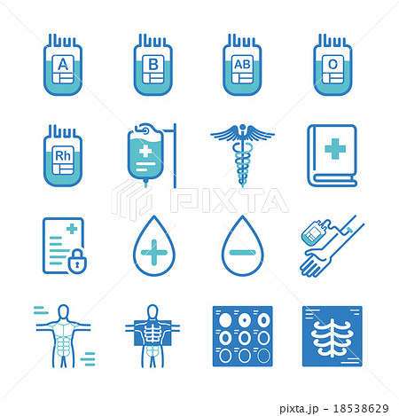 Medical icons set 18538629