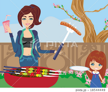 grilling in the garden grilling in the garden 18544449