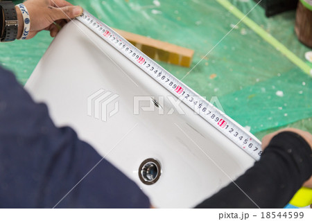 洗面台設置工事 18544599