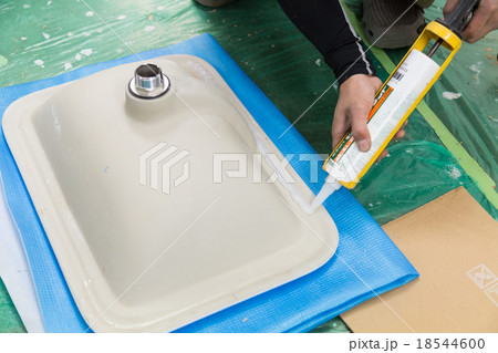 洗面台設置工事 18544600