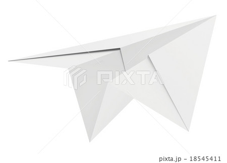 Paper plane. Isolated on white background. Clean Paper plane. Isolated on white background. Clean 18545411