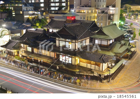 道後温泉本館 夜景 18545561