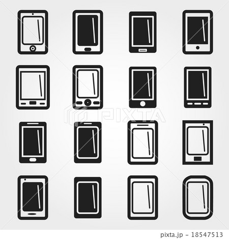 smartphone vector icons 18547513