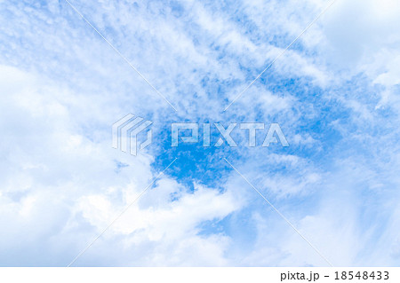 秋の空 白い雲と青い空 背景素材 コピースペース 文字スペース 筋雲 積雲 すじ雲 巻雲 巻積雲 秋の空 白い雲と青い空 背景素材 コピースペース 文字スペース 筋雲 積雲 すじ雲 巻雲 巻積雲 18548433