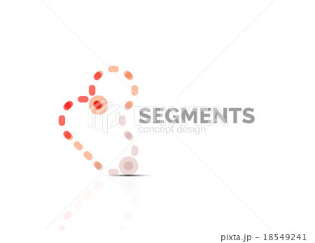 Vector outline minimal abstract geometric logo 18549241