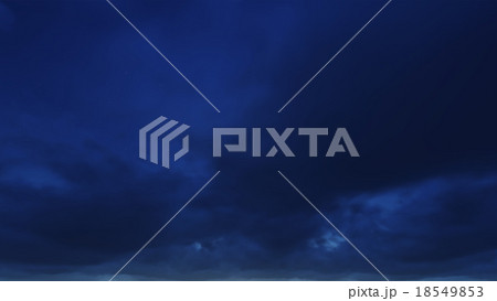 Beautiful clear night sky, the clouds are good. 18549853