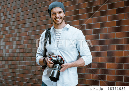 Concept for stylish young man outdoors 18551085