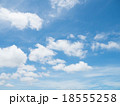 Clear blue sky with white cloud Clear blue sky with white cloud 18555258
