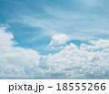 Clear blue sky with white cloud Clear blue sky with white cloud 18555266