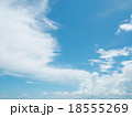 Clear blue sky with white cloud Clear blue sky with white cloud 18555269