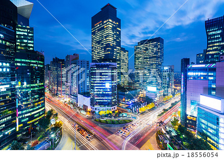 Seoul skyline at the gangnam district 18556054