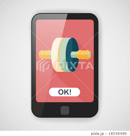 exercise roller flat icon with long shadow,eps10 exercise roller flat icon with long shadow,eps10 18556490